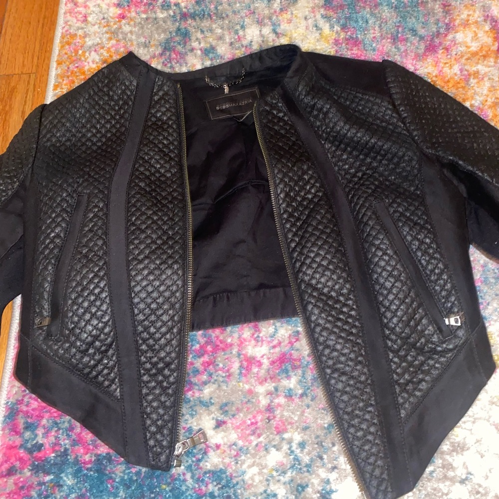 Bcbg leather jacket